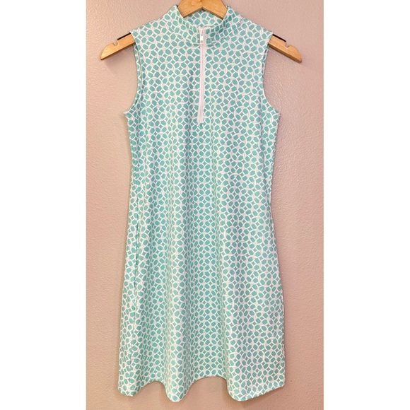 NWT Tommy Bahama Active Sleeveless Mini Dress Teal Aqua UPF Moisture Wicking - Picture 6 of 6